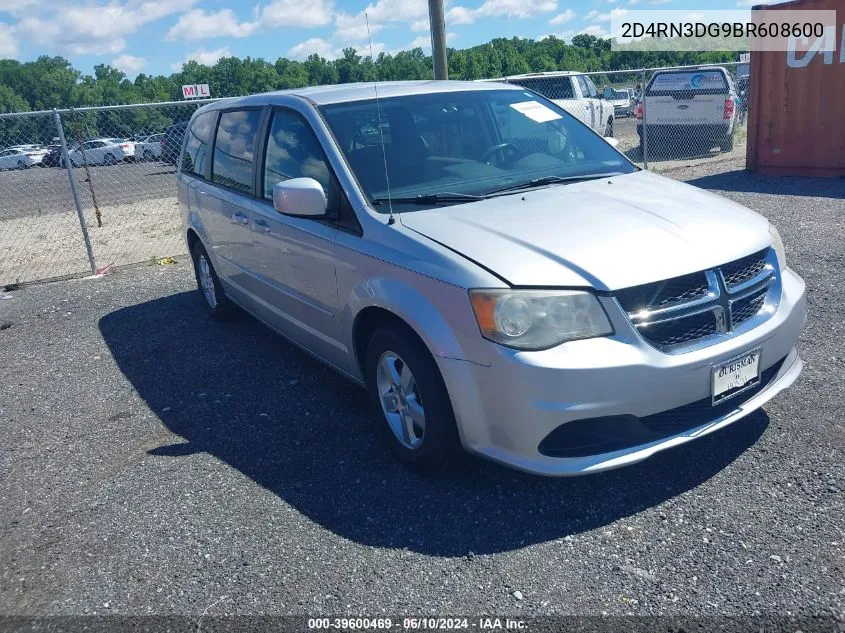 2011 Dodge Grand Caravan Mainstreet VIN: 2D4RN3DG9BR608600 Lot: 39600469