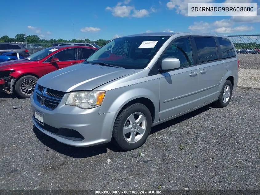 2011 Dodge Grand Caravan Mainstreet VIN: 2D4RN3DG9BR608600 Lot: 39600469