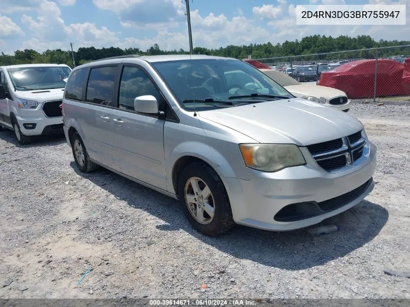 2011 Dodge Grand Caravan Mainstreet VIN: 2D4RN3DG3BR755947 Lot: 39614671