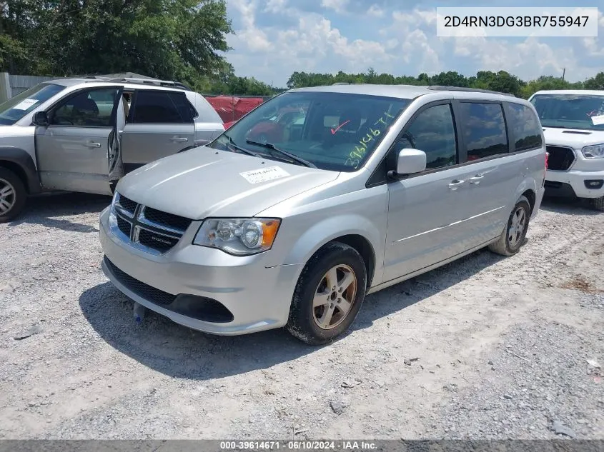 2011 Dodge Grand Caravan Mainstreet VIN: 2D4RN3DG3BR755947 Lot: 39614671