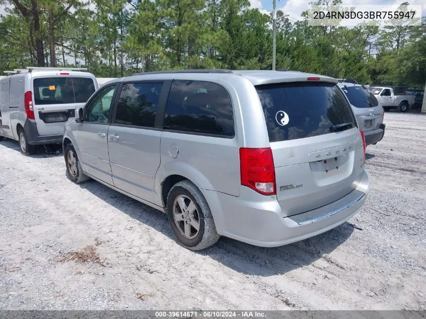 2011 Dodge Grand Caravan Mainstreet VIN: 2D4RN3DG3BR755947 Lot: 39614671