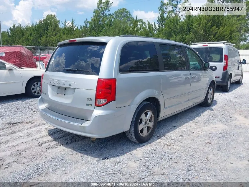 2011 Dodge Grand Caravan Mainstreet VIN: 2D4RN3DG3BR755947 Lot: 39614671