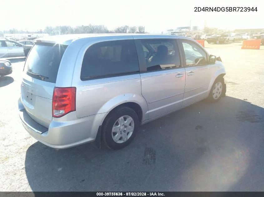 2D4RN4DG5BR723944 2011 Dodge Grand Caravan Express