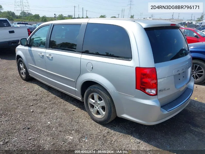 2011 Dodge Grand Caravan Mainstreet VIN: 2D4RN3DG8BR796171 Lot: 40022574