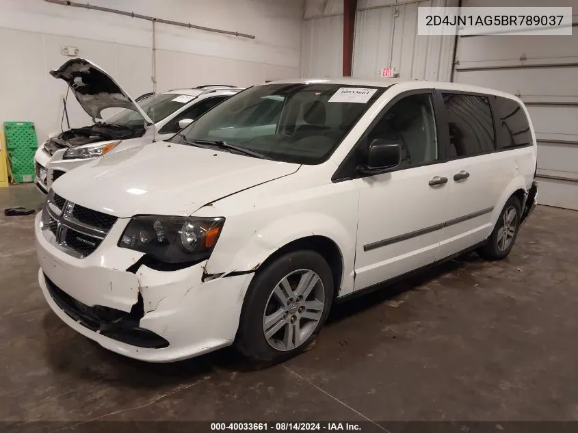 2D4JN1AG5BR789037 2011 Dodge Grand Caravan C/V