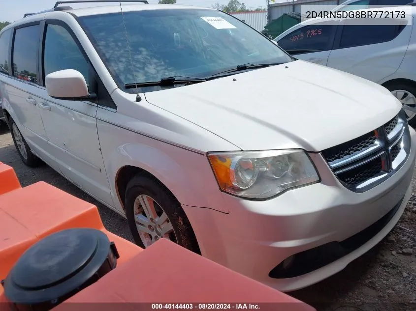 2011 Dodge Grand Caravan Crew VIN: 2D4RN5DG8BR772173 Lot: 40144403