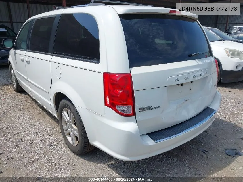 2011 Dodge Grand Caravan Crew VIN: 2D4RN5DG8BR772173 Lot: 40144403