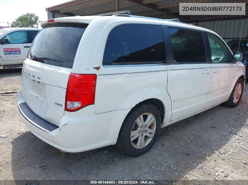 2011 Dodge Grand Caravan Crew VIN: 2D4RN5DG8BR772173 Lot: 40144403