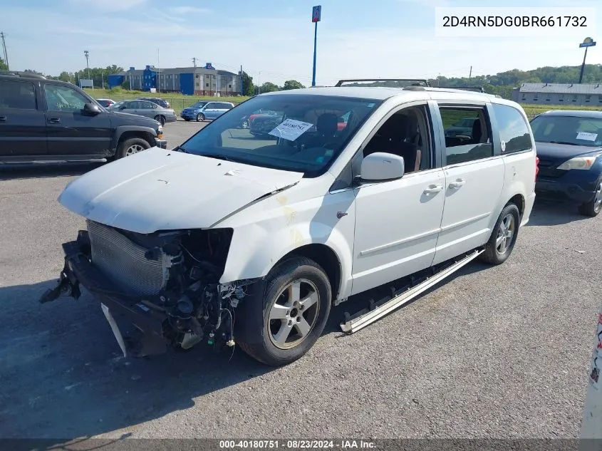 2011 Dodge Grand Caravan Crew VIN: 2D4RN5DG0BR661732 Lot: 40180751