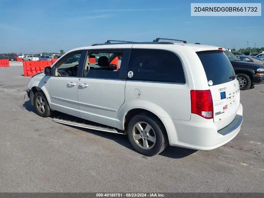 2D4RN5DG0BR661732 2011 Dodge Grand Caravan Crew