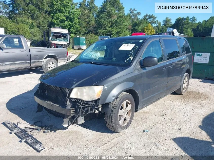 2011 Dodge Grand Caravan Mainstreet VIN: 2D4RN3DG0BR789943 Lot: 40190263