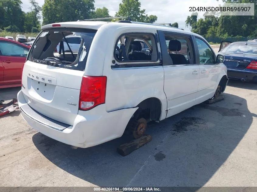 2011 Dodge Grand Caravan Crew VIN: 2D4RN5DG8BR696907 Lot: 40266194