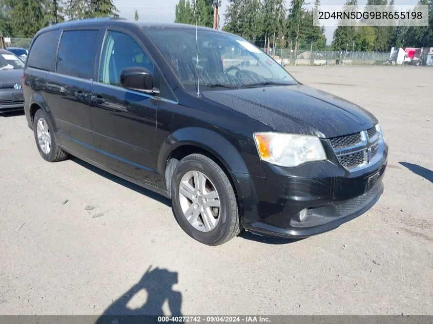 2011 Dodge Grand Caravan Crew VIN: 2D4RN5DG9BR655198 Lot: 40272742