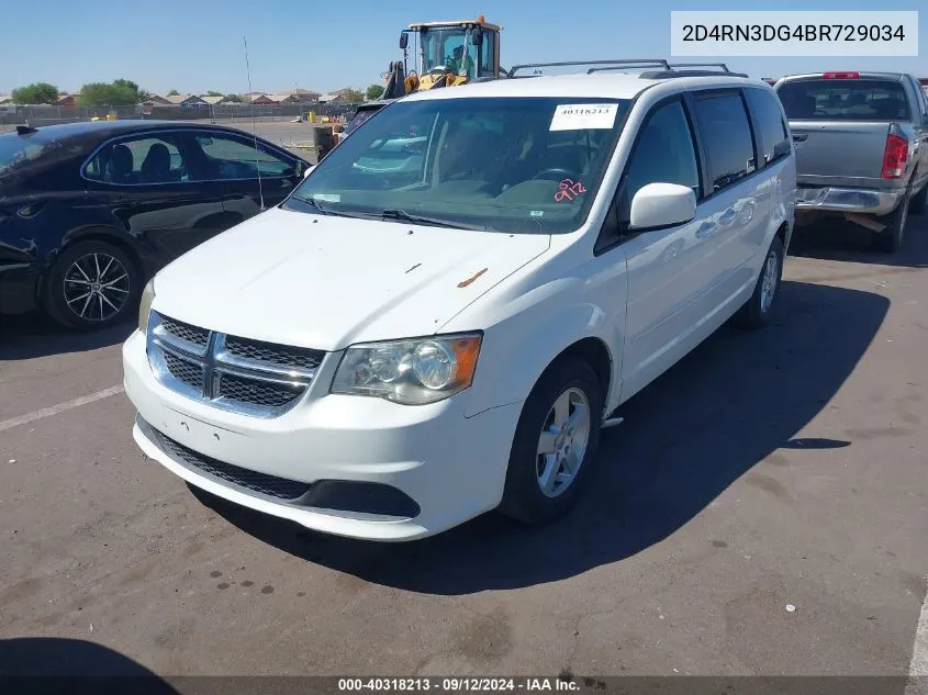 2011 Dodge Grand Caravan Mainstreet VIN: 2D4RN3DG4BR729034 Lot: 40318213