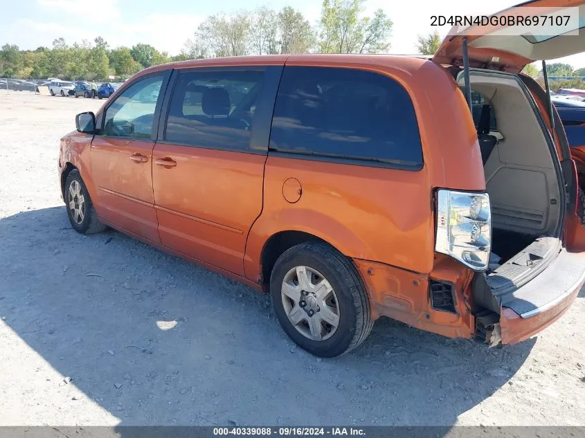 2011 Dodge Grand Caravan Express VIN: 2D4RN4DG0BR697107 Lot: 40339088