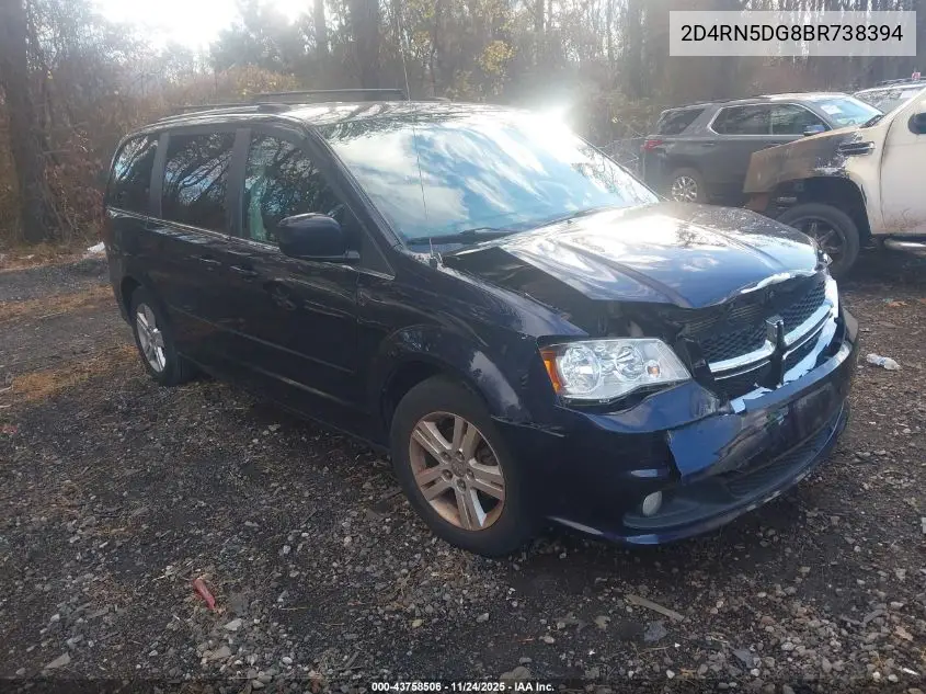 2D4RN5DG8BR738394 2011 Dodge Grand Caravan Crew