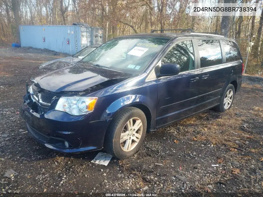 2D4RN5DG8BR738394 2011 Dodge Grand Caravan Crew