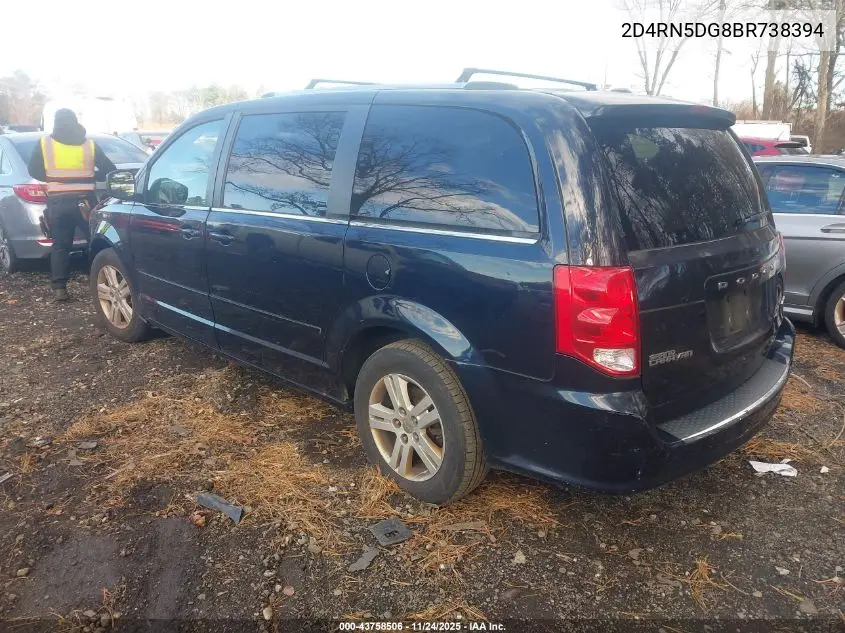 2D4RN5DG8BR738394 2011 Dodge Grand Caravan Crew