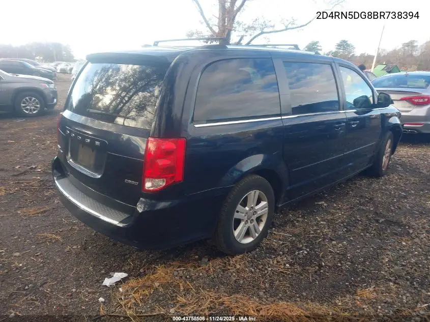 2D4RN5DG8BR738394 2011 Dodge Grand Caravan Crew
