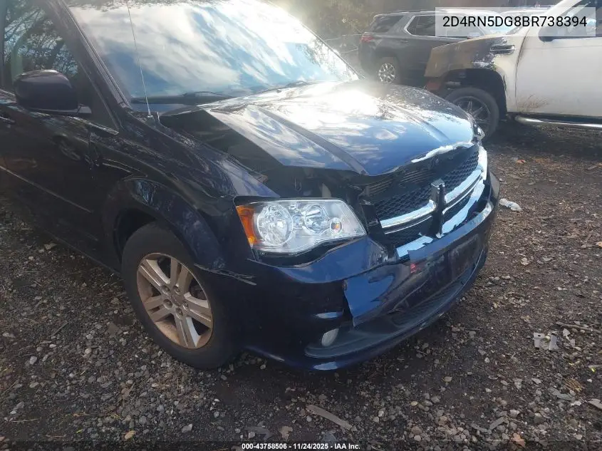 2D4RN5DG8BR738394 2011 Dodge Grand Caravan Crew