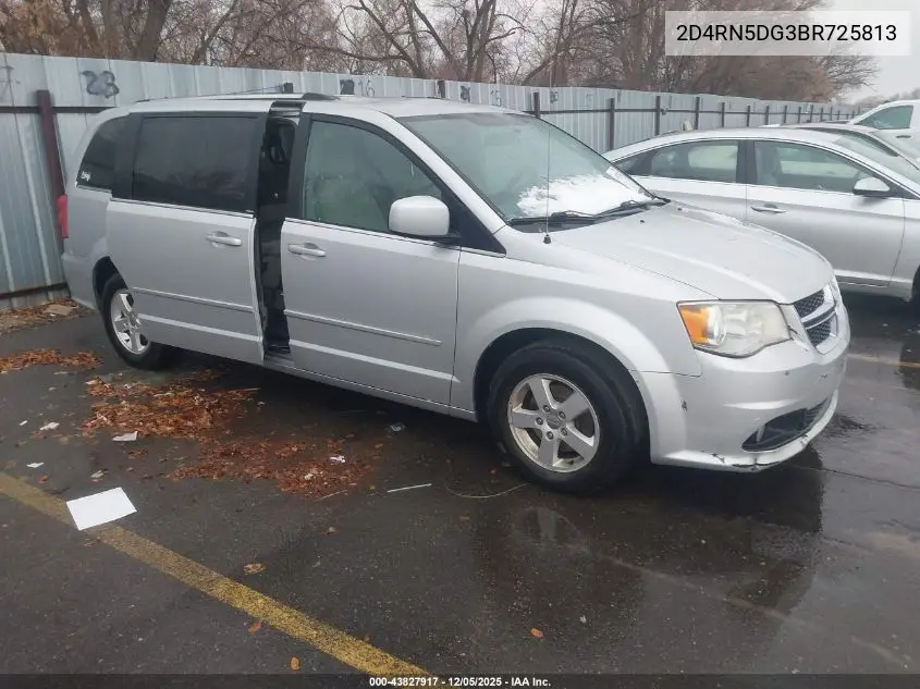 2D4RN5DG3BR725813 2011 Dodge Grand Caravan Crew
