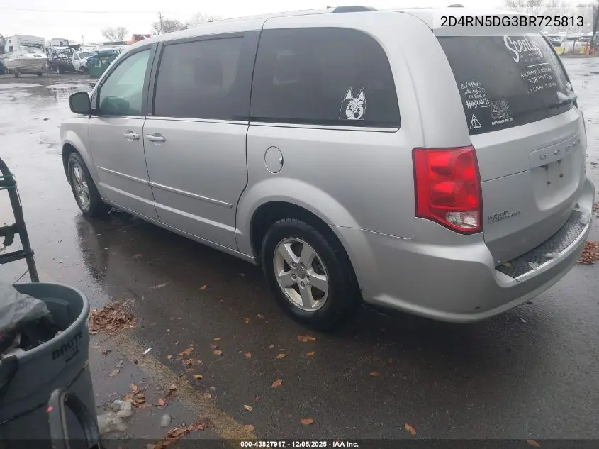 2D4RN5DG3BR725813 2011 Dodge Grand Caravan Crew