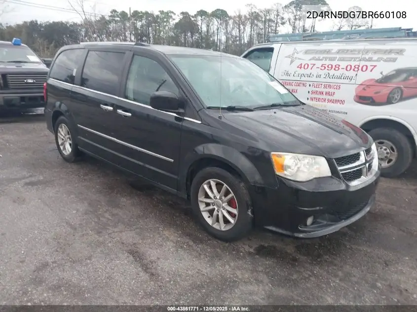 2D4RN5DG7BR660108 2011 Dodge Grand Caravan Crew