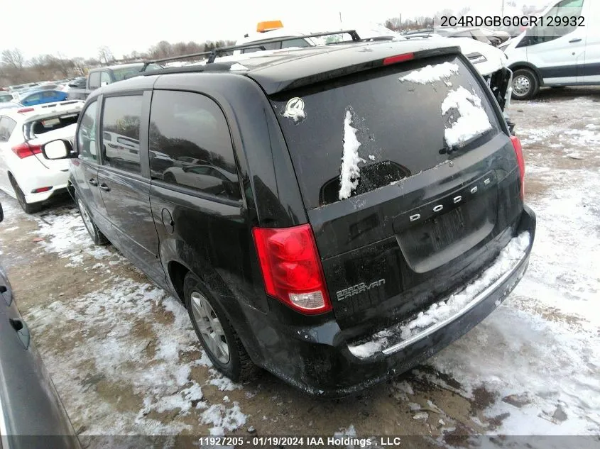 2C4RDGBG0CR129932 2012 Dodge Grand Caravan Se