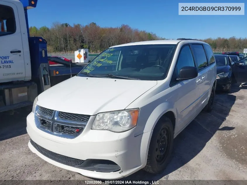 2C4RDGBG9CR370999 2012 Dodge Grand Caravan