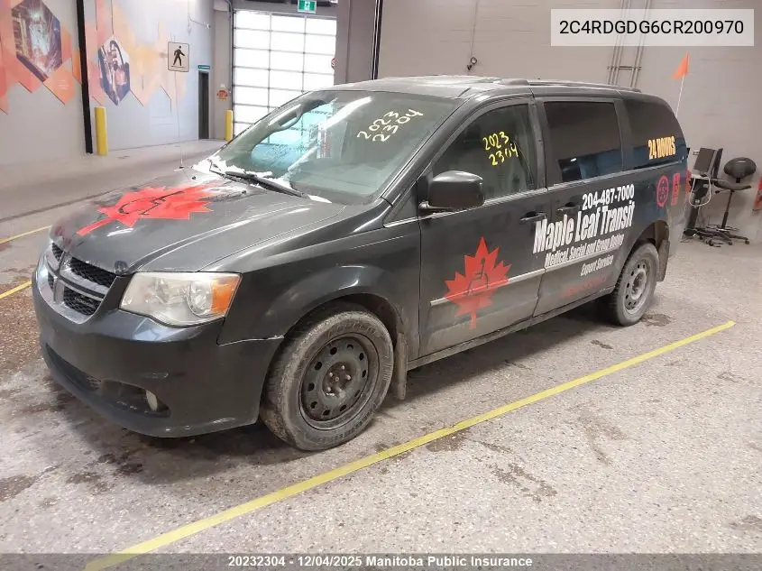 2C4RDGDG6CR200970 2012 Dodge Grand Caravan Crew