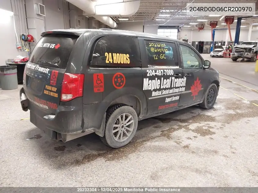 2C4RDGDG6CR200970 2012 Dodge Grand Caravan Crew