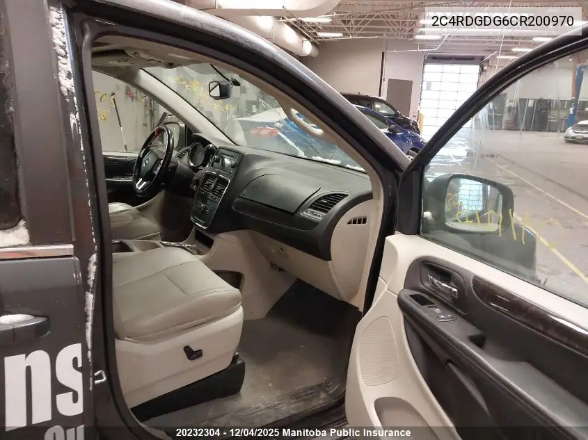 2C4RDGDG6CR200970 2012 Dodge Grand Caravan Crew