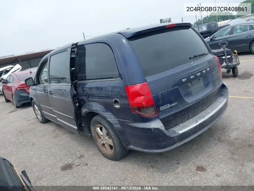 2C4RDGBG7CR408861 2012 Dodge Grand Caravan Se/Avp