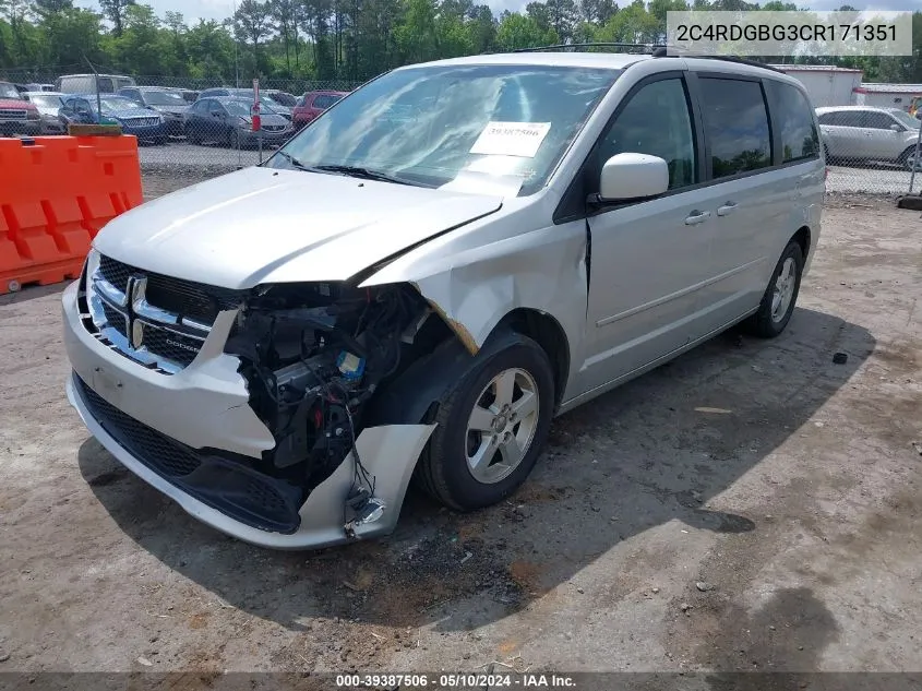 2C4RDGBG3CR171351 2012 Dodge Grand Caravan Se/Avp