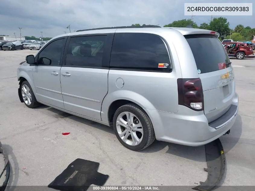 2012 Dodge Grand Caravan Sxt VIN: 2C4RDGCG8CR309383 Lot: 39390804