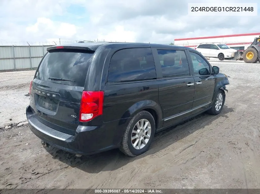 2C4RDGEG1CR221448 2012 Dodge Grand Caravan R/T