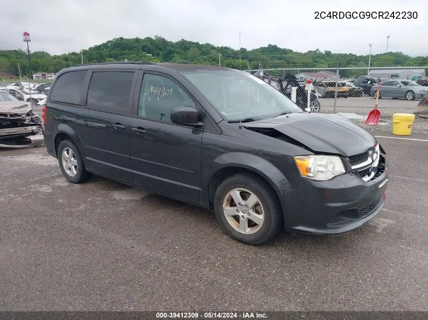 2012 Dodge Grand Caravan Sxt VIN: 2C4RDGCG9CR242230 Lot: 39412309