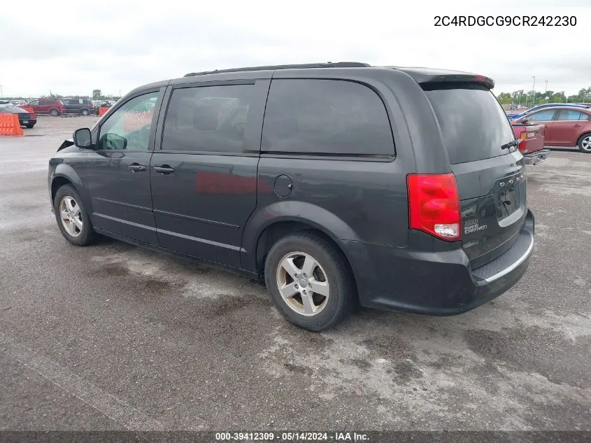 2C4RDGCG9CR242230 2012 Dodge Grand Caravan Sxt