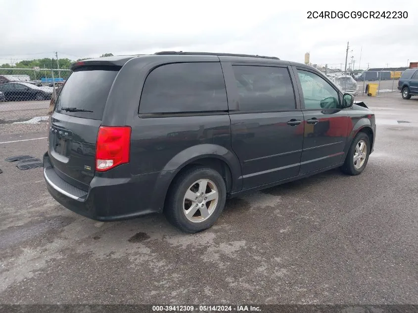 2C4RDGCG9CR242230 2012 Dodge Grand Caravan Sxt