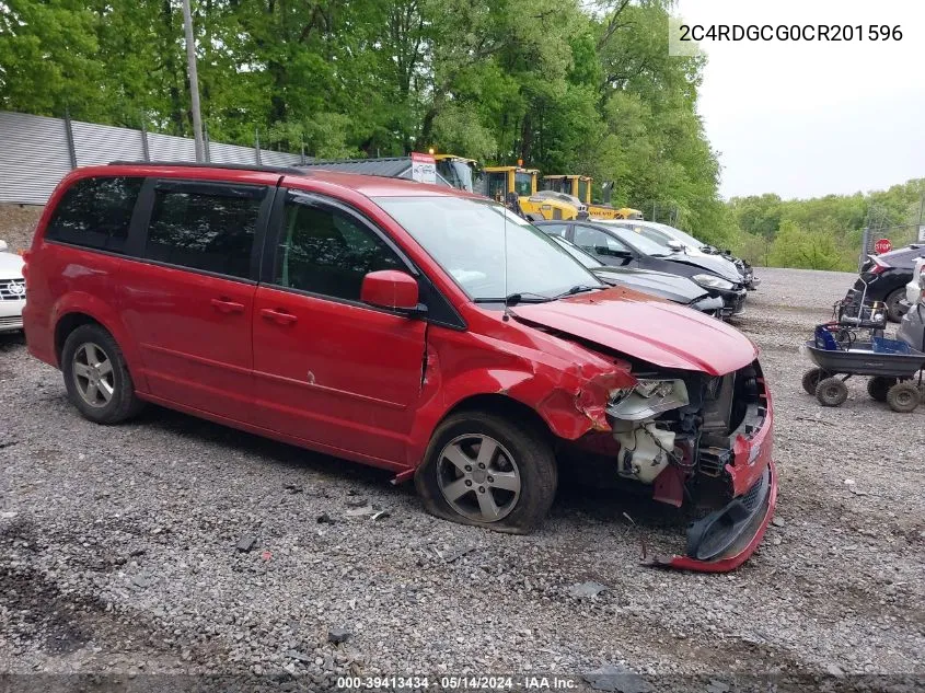 2C4RDGCG0CR201596 2012 Dodge Grand Caravan Sxt