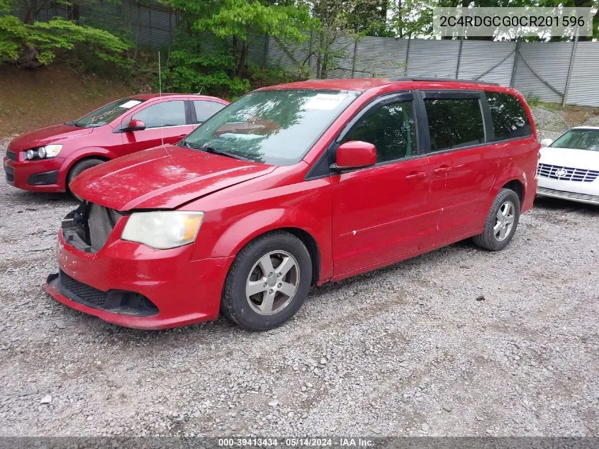 2C4RDGCG0CR201596 2012 Dodge Grand Caravan Sxt