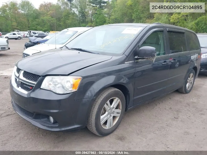 2012 Dodge Grand Caravan Crew VIN: 2C4RDGDG9CR104895 Lot: 39427563