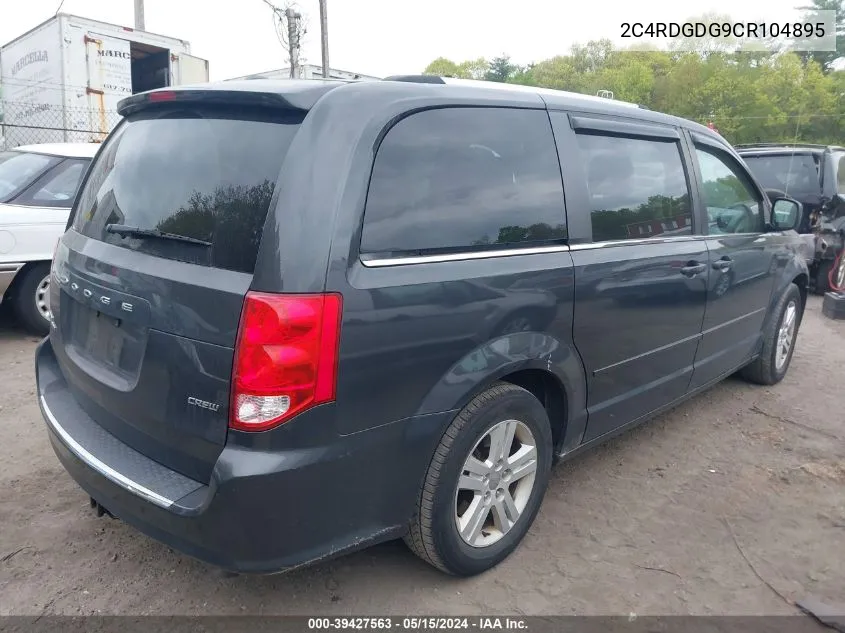 2012 Dodge Grand Caravan Crew VIN: 2C4RDGDG9CR104895 Lot: 39427563