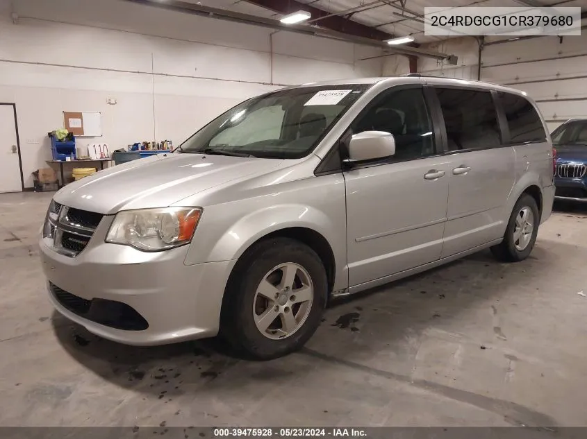 2C4RDGCG1CR379680 2012 Dodge Grand Caravan Sxt