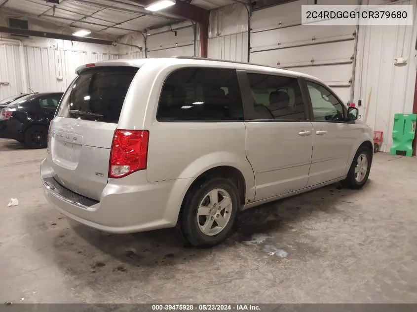 2C4RDGCG1CR379680 2012 Dodge Grand Caravan Sxt