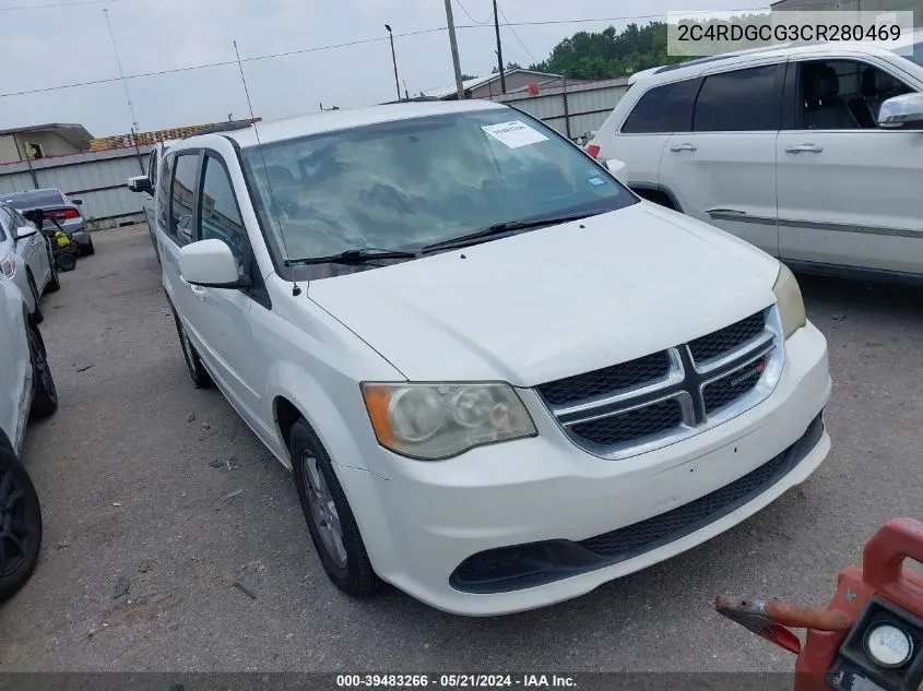 2C4RDGCG3CR280469 2012 Dodge Grand Caravan Sxt