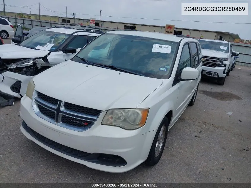 2C4RDGCG3CR280469 2012 Dodge Grand Caravan Sxt