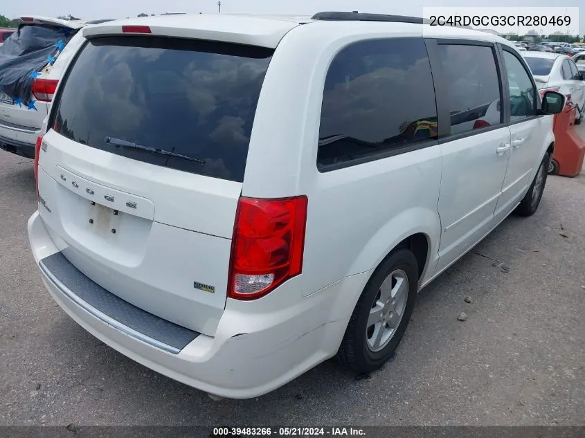 2C4RDGCG3CR280469 2012 Dodge Grand Caravan Sxt