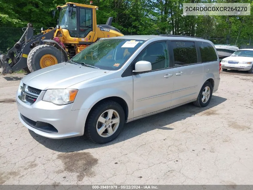 2012 Dodge Grand Caravan Sxt VIN: 2C4RDGCGXCR264270 Lot: 39491979