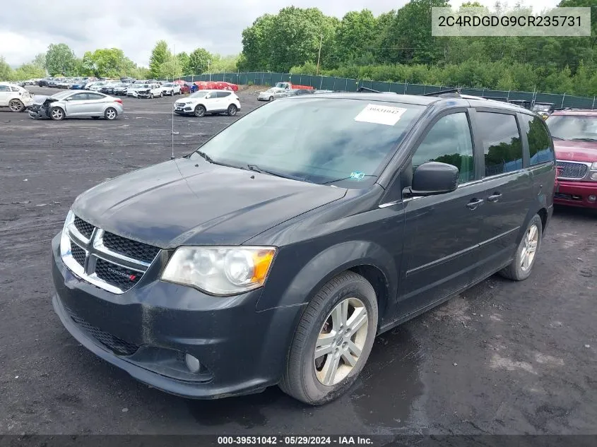 2012 Dodge Grand Caravan Crew VIN: 2C4RDGDG9CR235731 Lot: 39531042